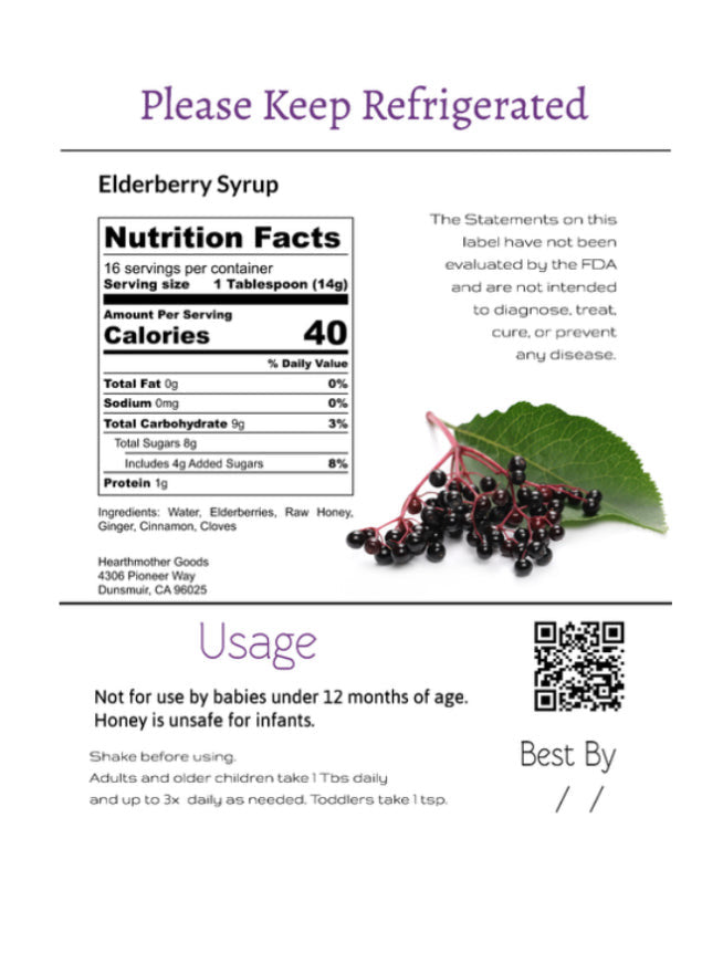 Elderberry Syrup